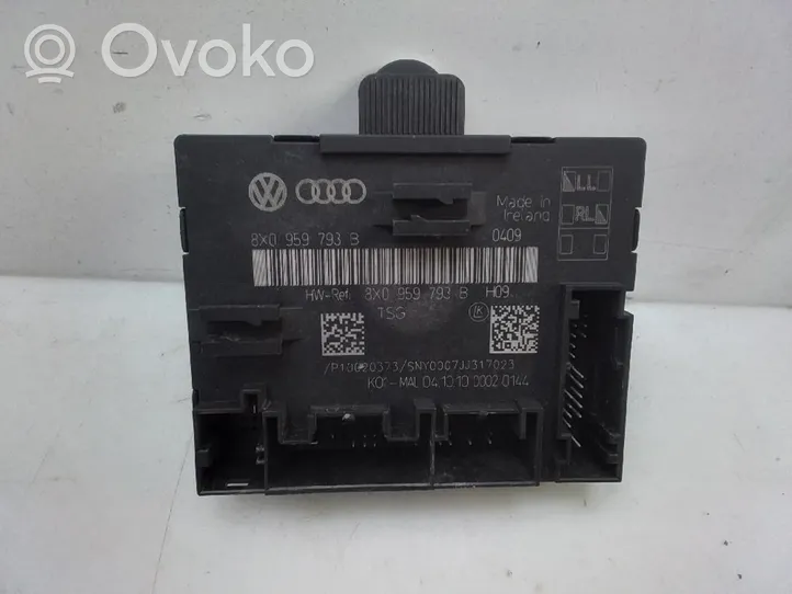 Audi A1 Door central lock control unit/module 8X0959793B