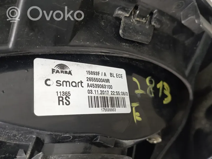 Smart ForTwo III C453 Takaluukun takavalot 