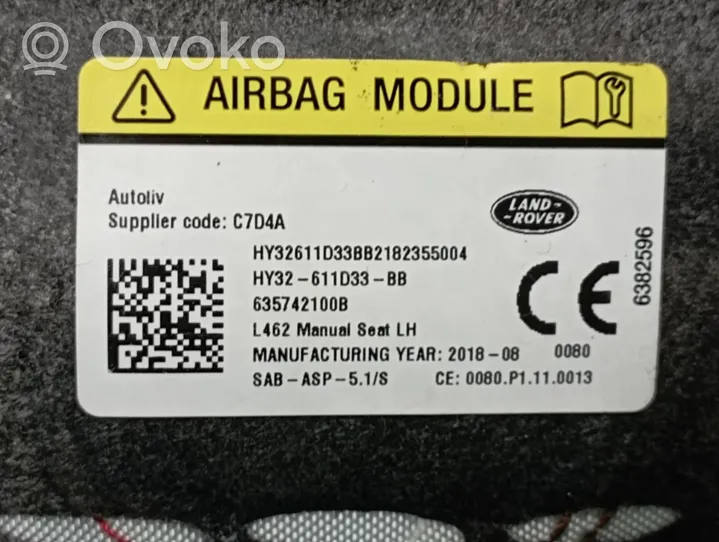 Land Rover Discovery 5 Airbag sedile 