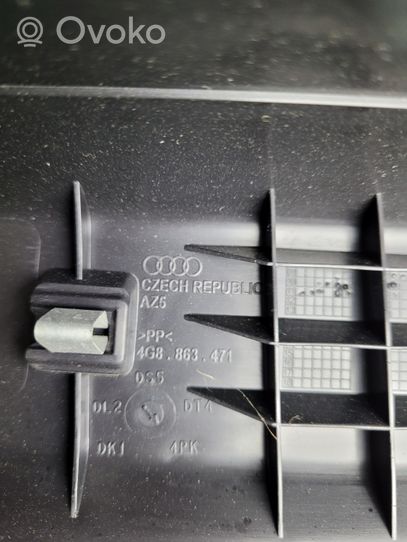 Audi A7 S7 4G Rivestimento di protezione sottoporta del bagagliaio/baule 4G8863471