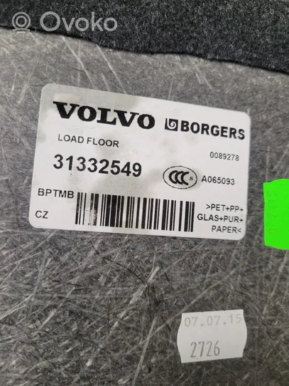 Volvo V40 Tappeto di rivestimento del fondo del bagagliaio/baule 31332549