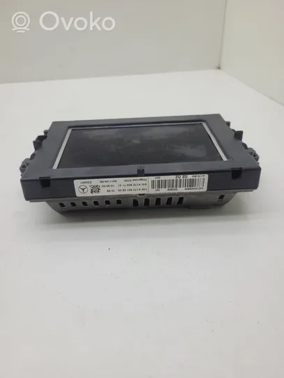 Mercedes-Benz C W204 Monitor/display/piccolo schermo A1729012800