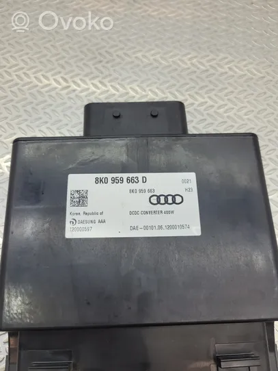 Audi A6 S6 C7 4G Muut ohjainlaitteet/moduulit 8K0959663D