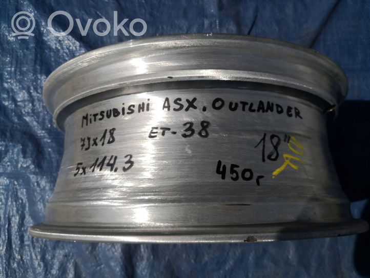 Mitsubishi ASX R18 alloy rim 