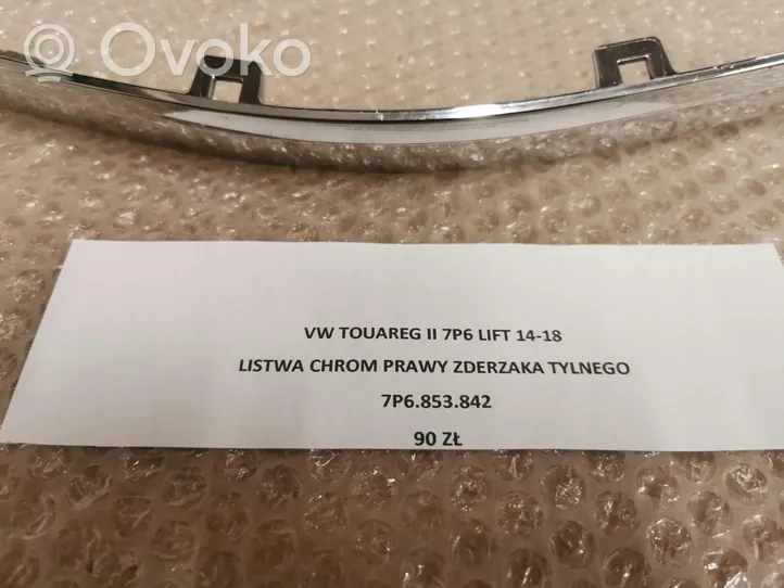 Volkswagen Touareg II Modanatura separatore del paraurti anteriore 7P6853842