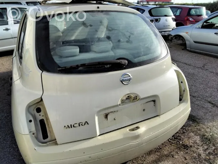 Nissan Micra Tylna klapa bagażnika 