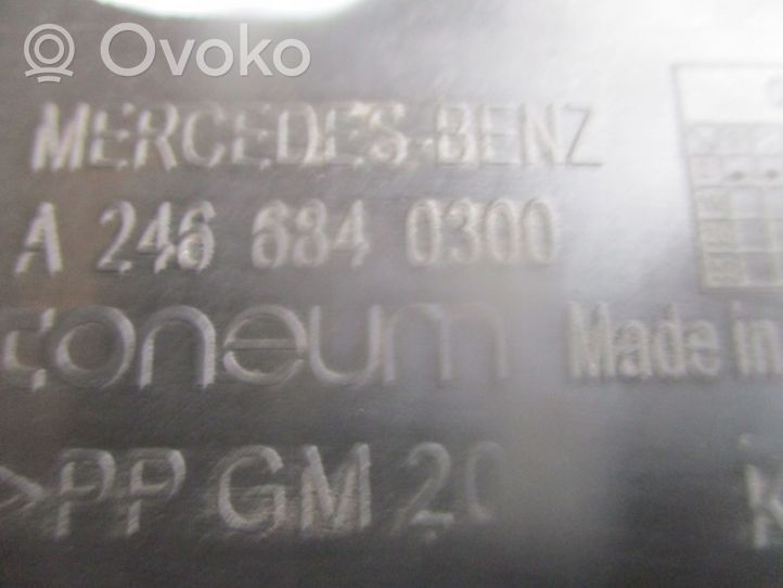 Mercedes-Benz A W176 Osłona tylna podwozia a2466840300