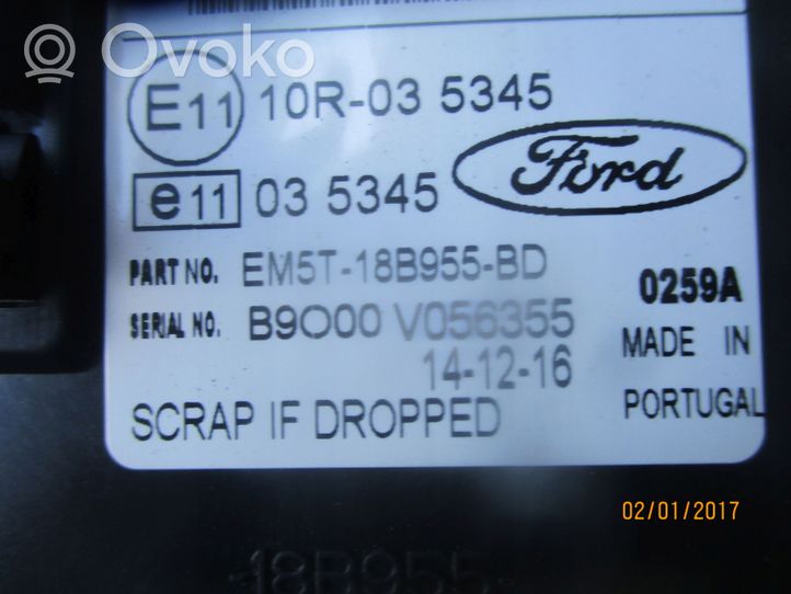 Ford Connect Monitor / wyświetlacz / ekran EM5T18B955BD