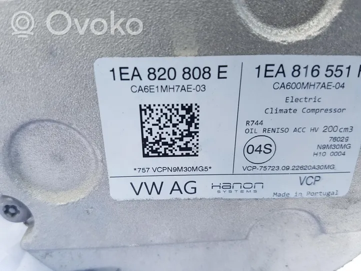 Volkswagen ID.4 Ilmastointilaitteen kompressorin pumppu (A/C) 1EA816551H