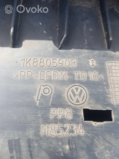 Volkswagen Scirocco Placa protectora/plataforma del parachoques delantero 1K8805903