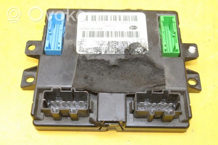 Audi A8 S8 D3 4E Modulo di controllo sedile 4E0959760