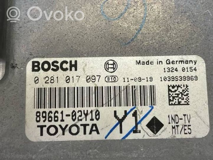 Toyota Auris 150 Muut ohjainlaitteet/moduulit 0281017097