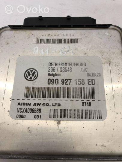 Volkswagen Golf VIII Module de contrôle de boîte de vitesses ECU 09G927158ED