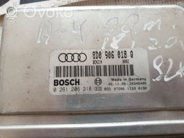 Audi A6 S6 C7 4G Moottorin ohjainlaite/moduuli 8D0906018Q