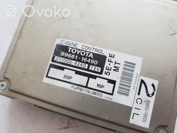 Toyota Paseo (EL54) II Moottorin ohjainlaite/moduuli 8966116490