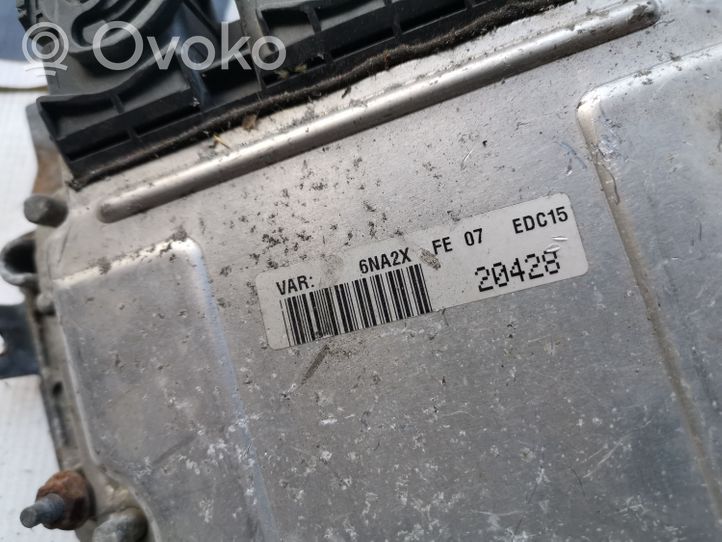 Citroen Xsara Picasso Блок управления двигателя 6NA2XFE07