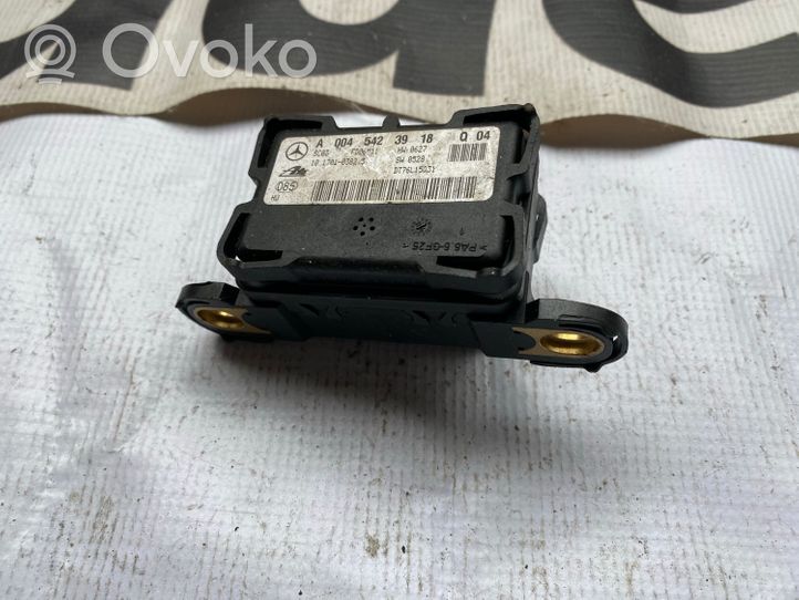 Mercedes-Benz S W221 ESP acceleration yaw rate sensor A0045423918