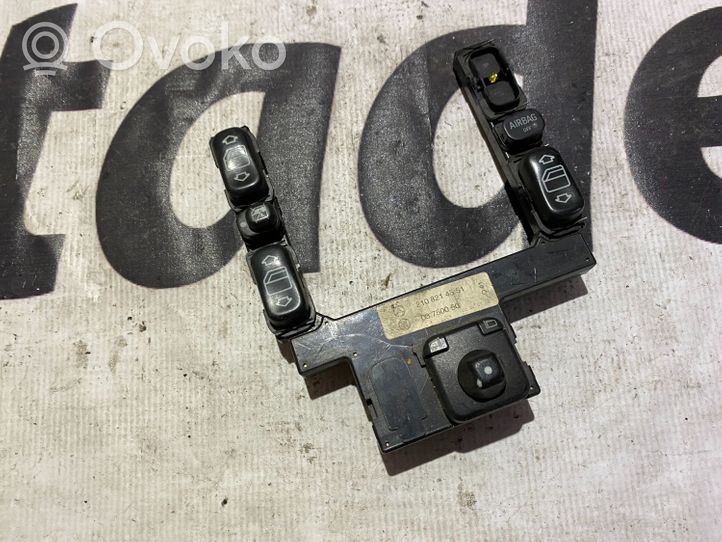 Mercedes-Benz E W210 Interruttore di controllo del sedile a2108214551