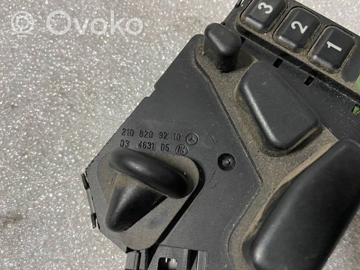 Mercedes-Benz S W220 Interruptor de control del asiento a2108209210