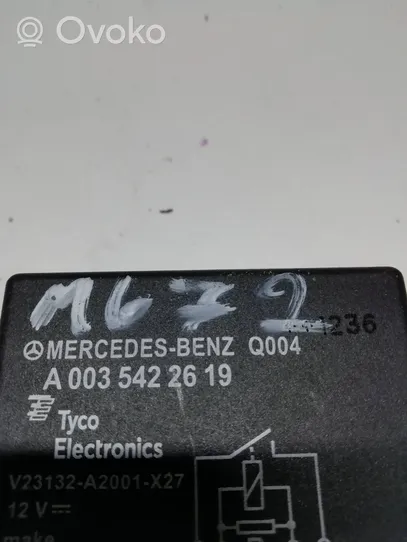 Mercedes-Benz C W204 Akun rele-sulake A0035422619
