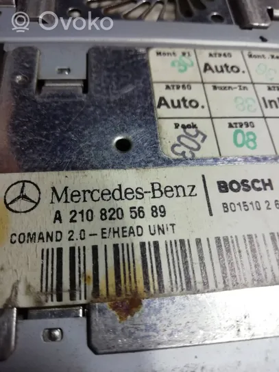 Mercedes-Benz E W210 Radija/ CD/DVD grotuvas/ navigacija A2108205689