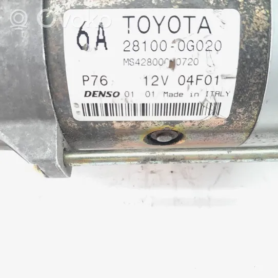 Toyota Avensis Verso Motorino d’avviamento 015857