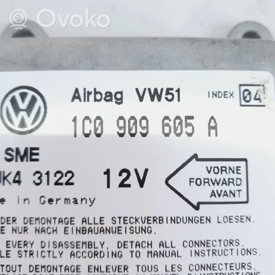 Seat Toledo I (1L) Module de contrôle airbag 1C0909605