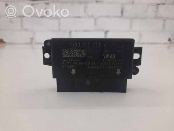 Volkswagen Tiguan Pysäköintitutkan (PCD) ohjainlaite/moduuli 5Q0919298A