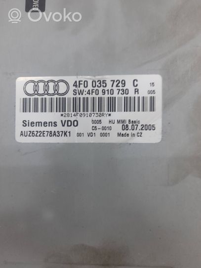 Audi A6 S6 C6 4F Centralina/modulo airbag 4F0035729C