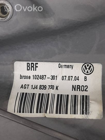 Volkswagen Bora Mécanisme lève-vitre de porte arrière avec moteur 1J4839730K