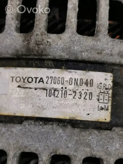 Toyota Yaris Generatore/alternatore 270600N040