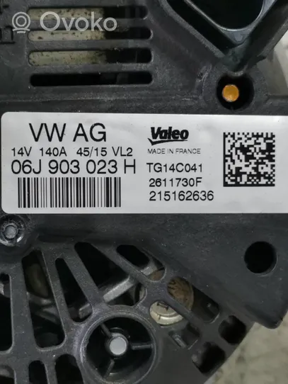 Volkswagen PASSAT B8 Generaattori/laturi 06J903023H