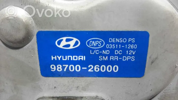 Hyundai Santa Fe Rear window wiper motor 9870026000