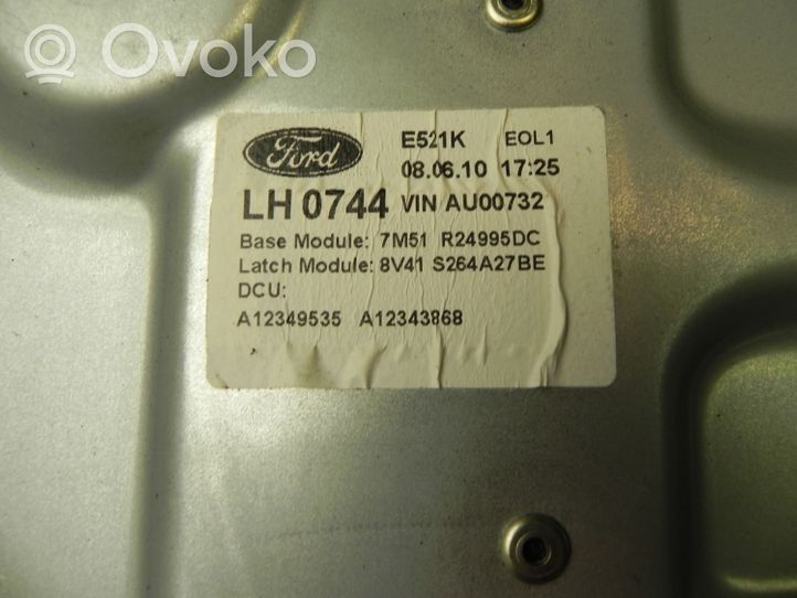 Ford Kuga I Rear door window regulator with motor 7M51R045H23A