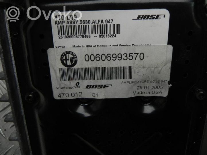 Alfa Romeo GT Amplificateur de son 00606993570