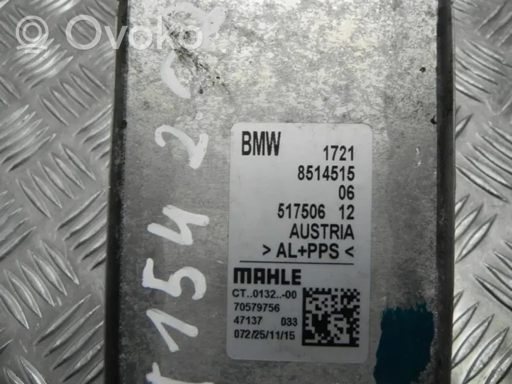 BMW 2 F22 F23 Radiador del aceite del motor 8514515