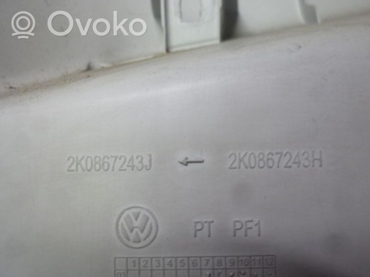 Volkswagen Caddy Osłona górna słupka / B 2K0867243J