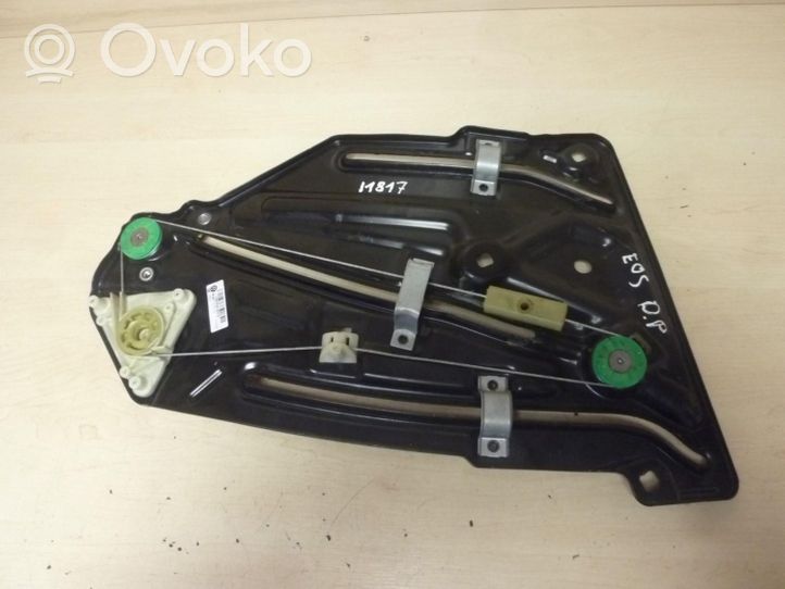 Volkswagen Eos Front door window regulator with motor 1Q0839402D