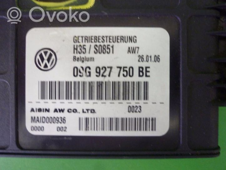 Volkswagen Golf Plus Module de contrôle de boîte de vitesses ECU 09G927750BE