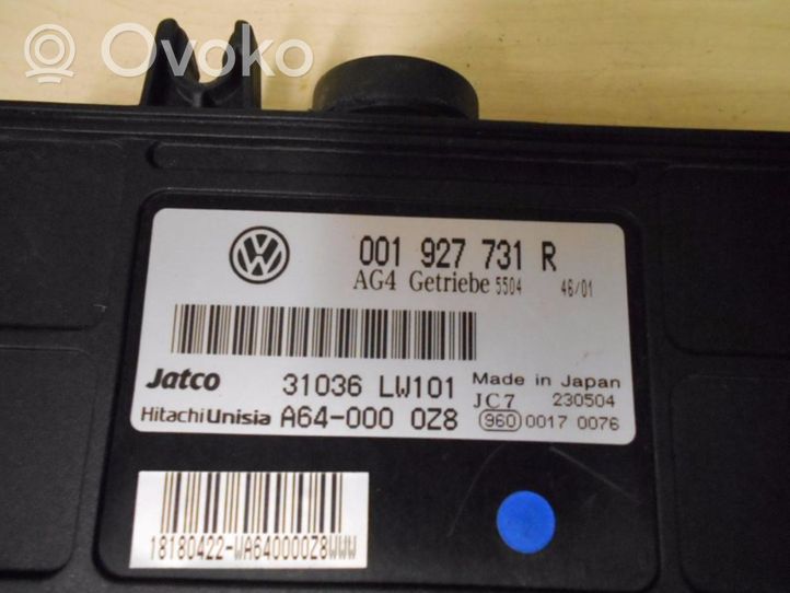 Volkswagen Polo IV 9N3 Module de contrôle de boîte de vitesses ECU 001927731R