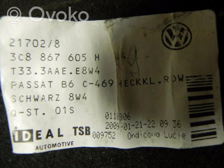 Volkswagen PASSAT CC Garniture inférieure 3C8867605H