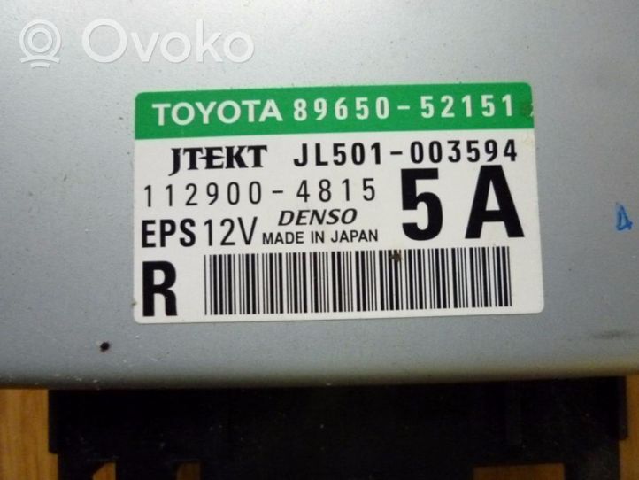 Toyota Verso-S Ohjaustehostimen ohjainlaite/moduuli 8965052151