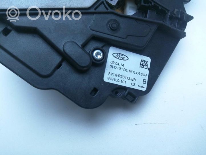 Ford B-MAX Zamek drzwi tylnych samochodów dostawczych AV1AR26412BB