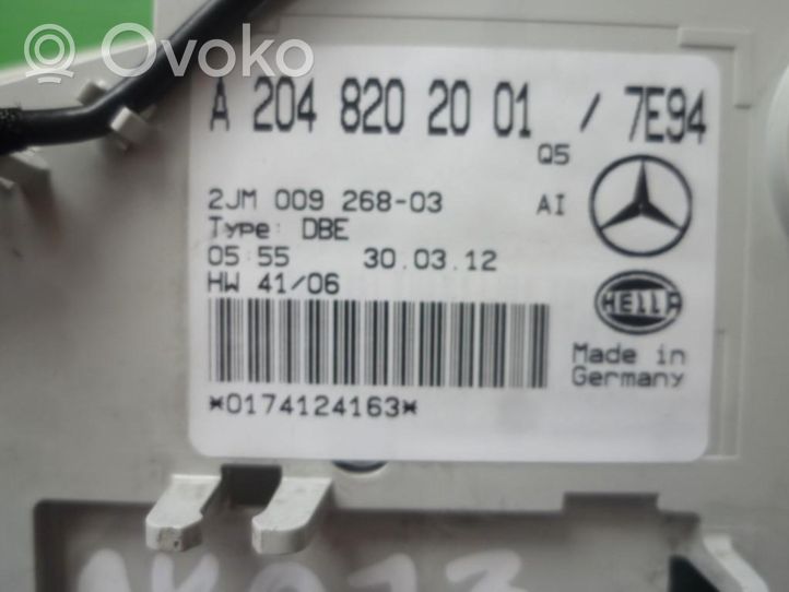 Mercedes-Benz C AMG W204 Autre éclairage intérieur A2048202001