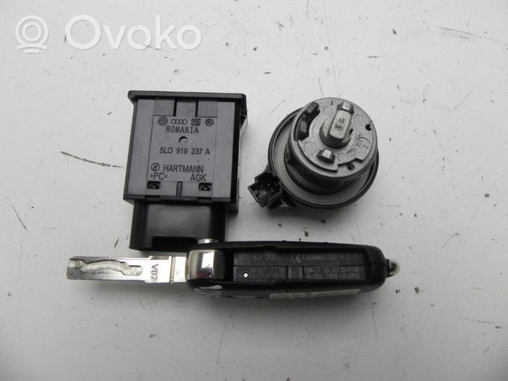 Skoda Yeti (5L) Komputer / Sterownik ECU i komplet kluczy 5L0919237A