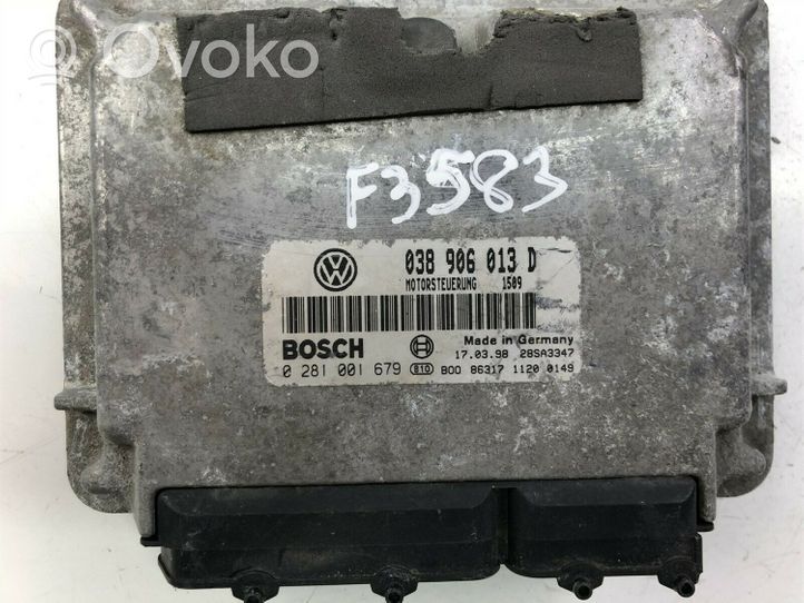 Volkswagen Polo IV 9N3 Other control units/modules 038906013D
