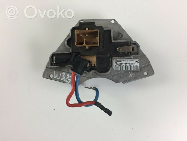 Audi A4 S4 B5 8D Motorino ventola riscaldamento/resistenza ventola 740226033F02