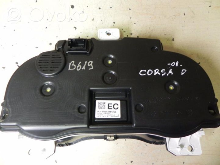 Vauxhall Corsa D Geschwindigkeitsmesser Cockpit P0013264252