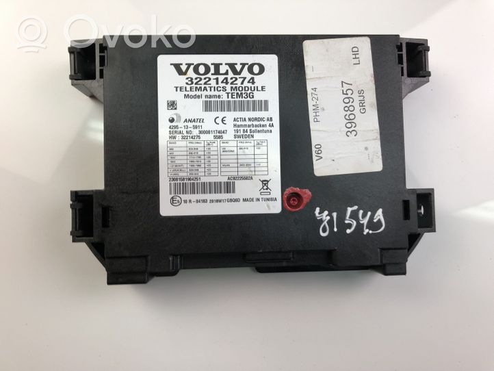 Volvo V40 Altre centraline/moduli 32214274
