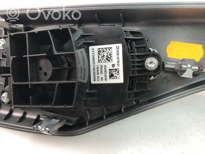 BMW 3 F30 F35 F31 Support bouton lève vitre porte arrière 9381678